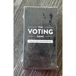 The Voting Game Find Out Who Your Friends Are Card Game, New and Sealed